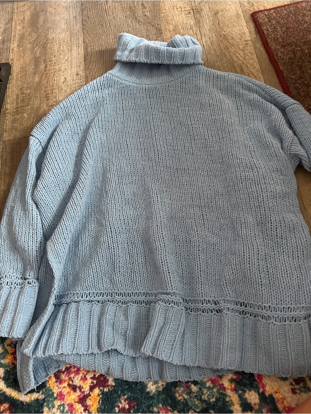 Aerie xs oversized blue sweater